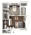 1 Bedroom 1 Bath 550 SF