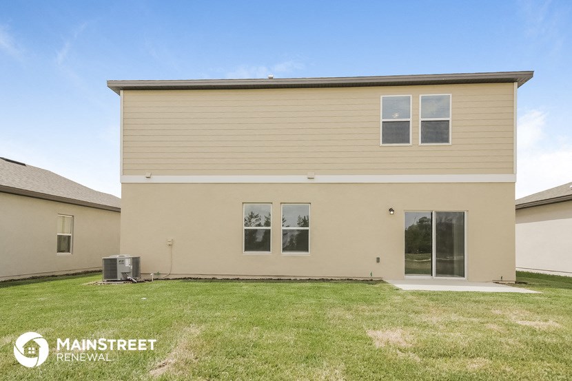 the front of a house with a grassy yard