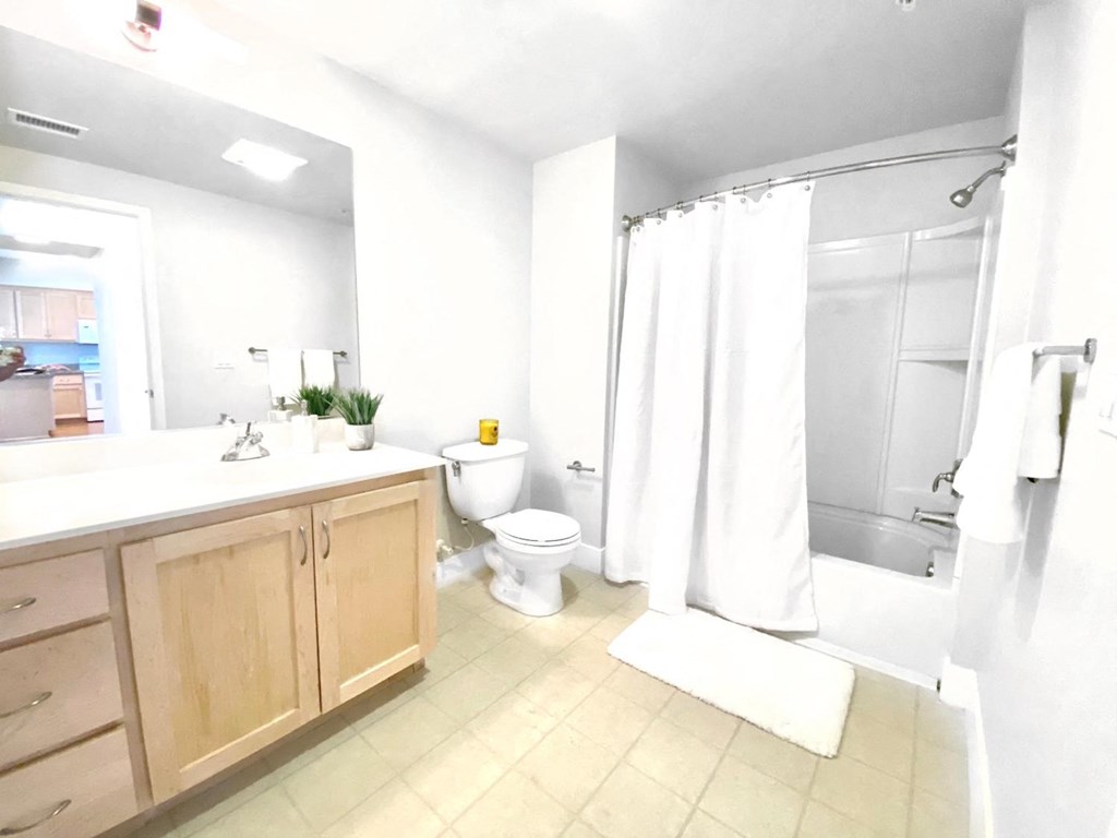 a bathroom with a sink toilet and a shower