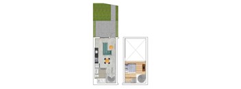 Loft A Floor Plan at Block C, California, 92078