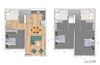Townhouse 3 Bedroom AK Floor Plan Townhouse 3 Bedroom AK Floor Plan at Block C, San Marcos, CA, 92078