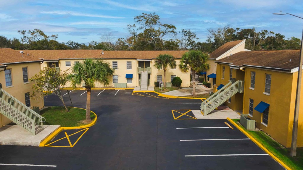 our apartments are located in a quiet neighborhood with ample parking