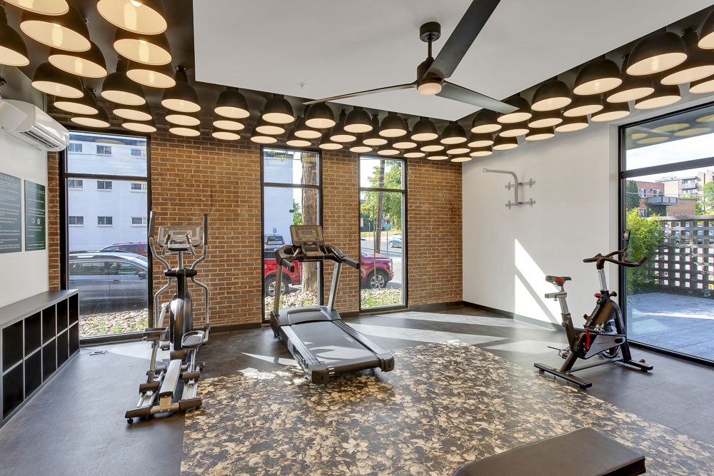 the gym at 504 hudson yards apartments