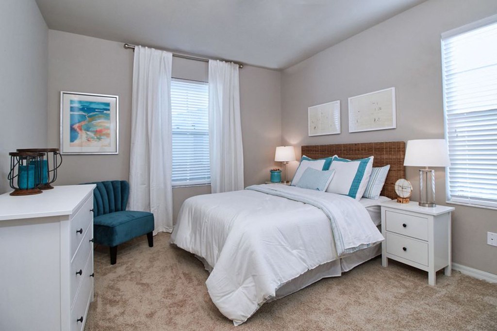 Coralina Apartments | Cape Coral, FL | Large Bedrooms with Plush Carpeting