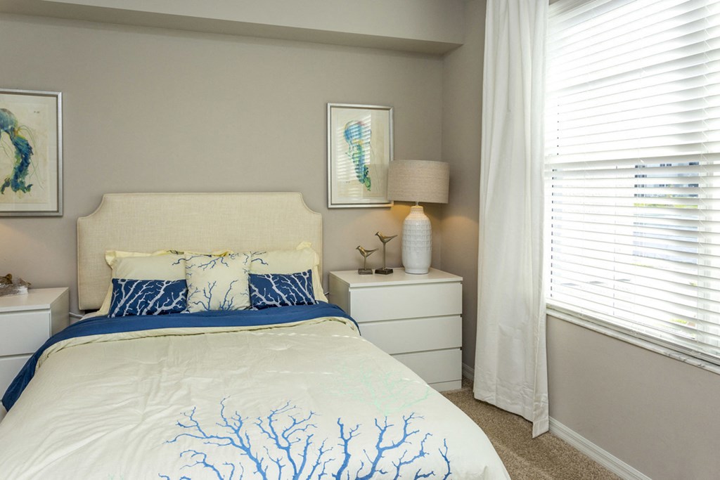 Coralina Apartments | Cape Coral, FL | Large Bathroom with Dual Sinks