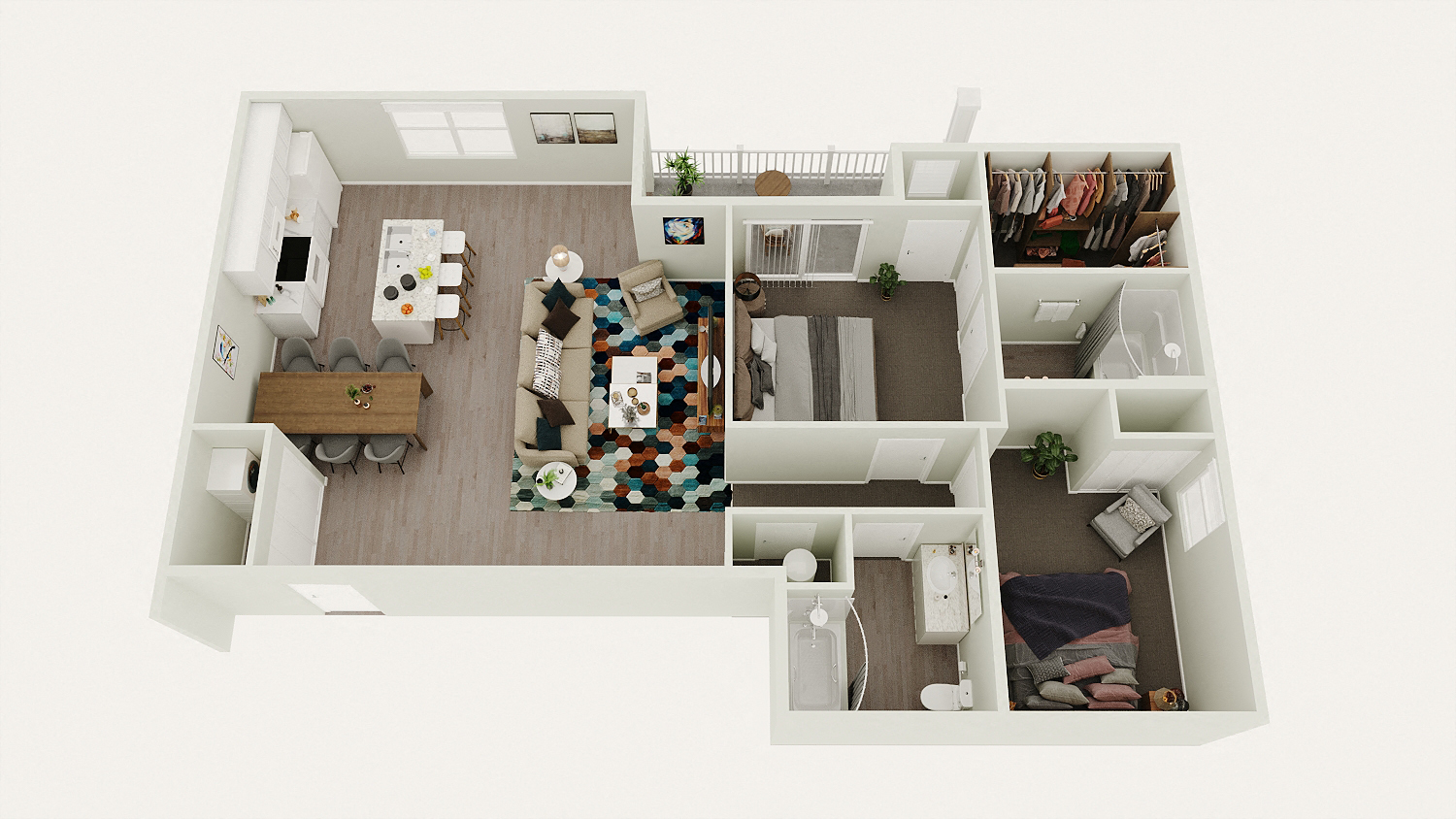 The Tower: 2Bed/2Bath