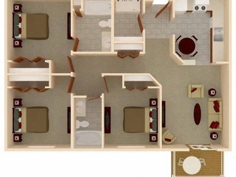 4884 21st Ave S 1-3 Beds Apartment for Rent - Photo Gallery 15