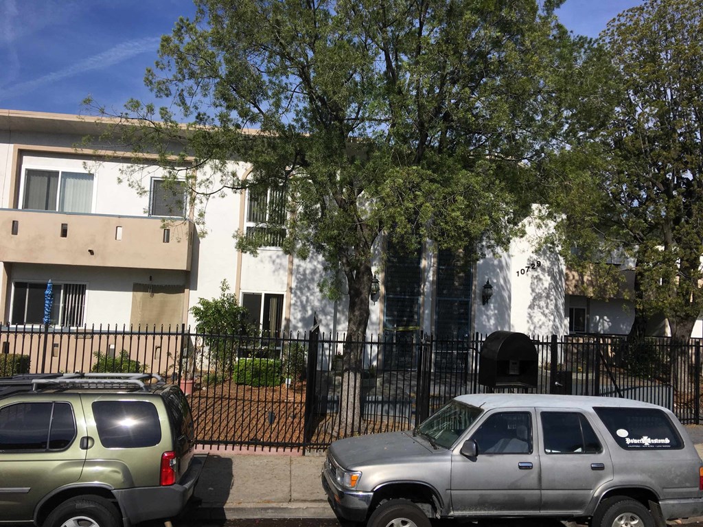 the building where the apartment is located