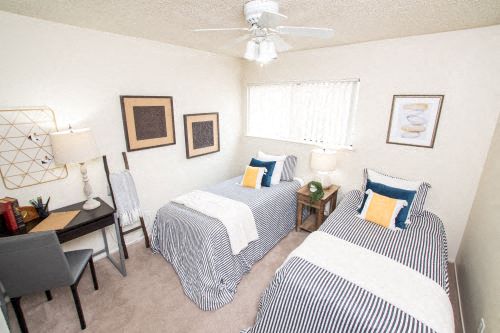 A bedroom at Casitas.