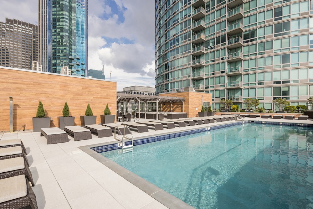 the pool at the ace hotel in downtown