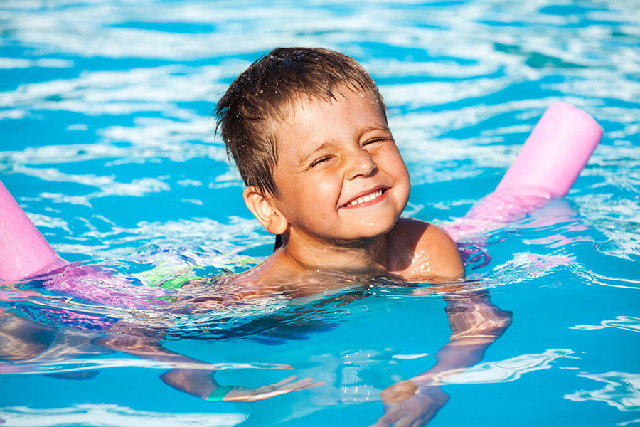 Child in Pool