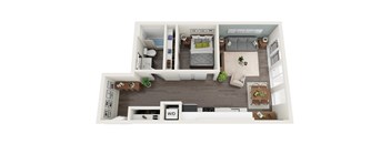 Loop 00 Floor Plan at The Loop at Green Lake, Seattle, 98115