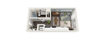 A06 Floor Plan at The Loop at Green Lake, Washington