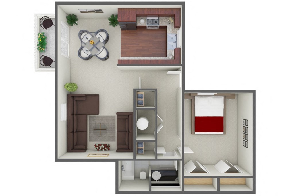 a1 floor plan  studio  1 bedroom  129