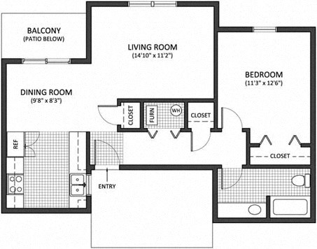 2160 FT Harrods Drive Studio-1 Bed Apartment for Rent - Photo Gallery 13