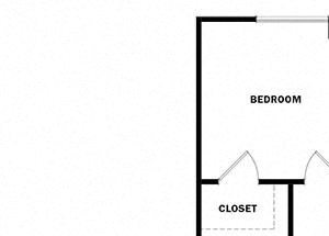 One bedroom floor plan l Celsius Apartments for rent in Lemon Grove, CA