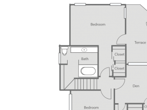 Apartments for Rent in Dallas, Texas Three bedroom, two bathroom with private patio and open concept living room