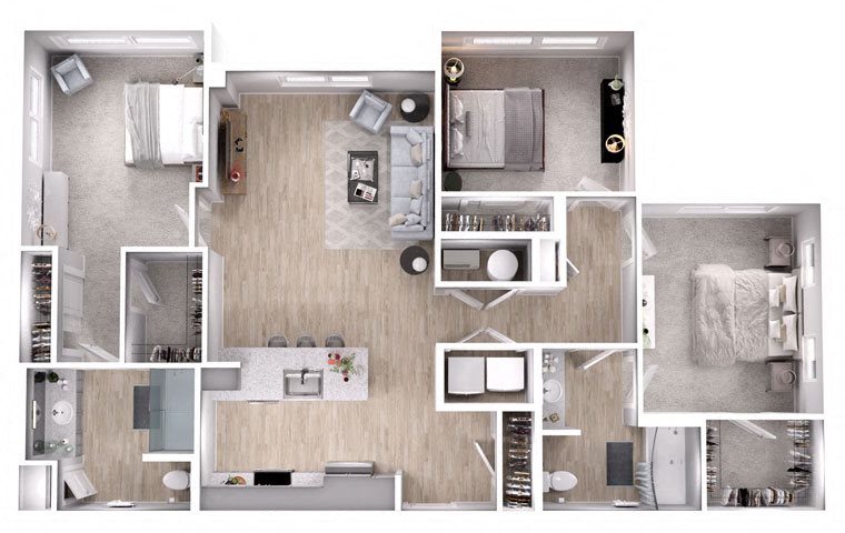 Ambiance floor plan at Lumen Ambiance floor plan at Lumen