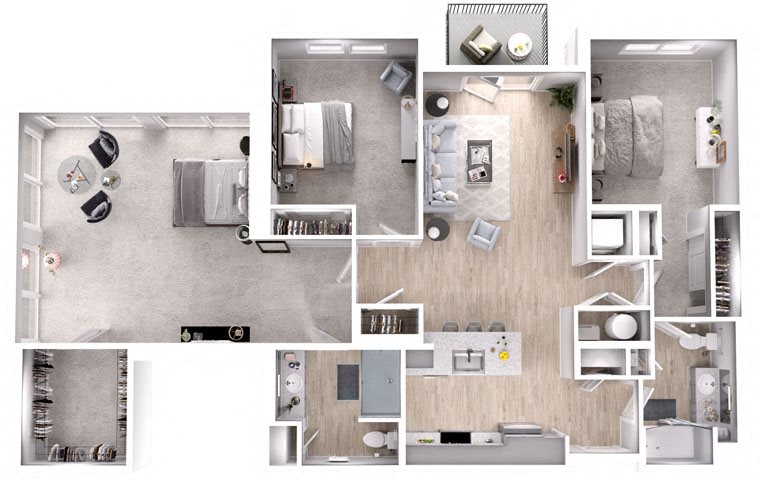 Brilliance floor plan at Lumen Brilliance floor plan at Lumen