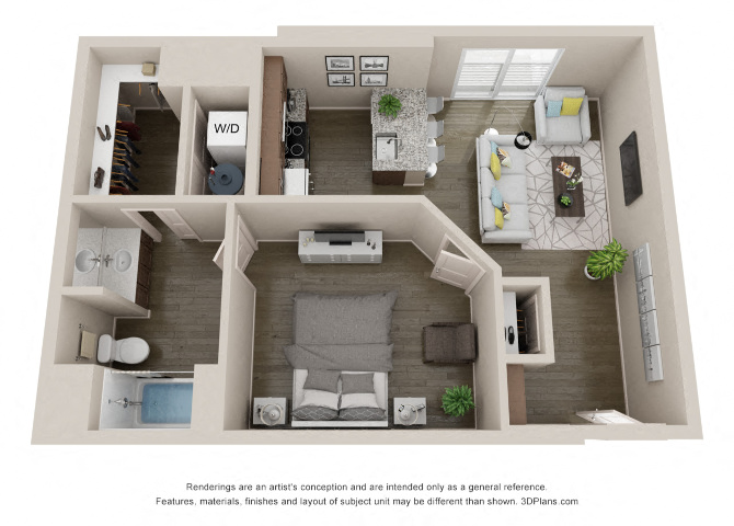 Neptune plan at Axis at PTC Apartments