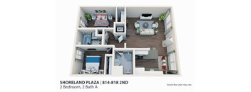 2 Bedroom 2 Bath