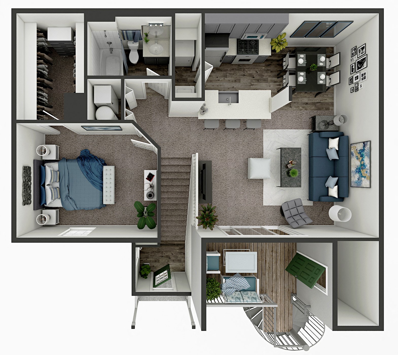 Skyridge Club Apartments- One Bedroom Apartment in Crystal Lake, IL
