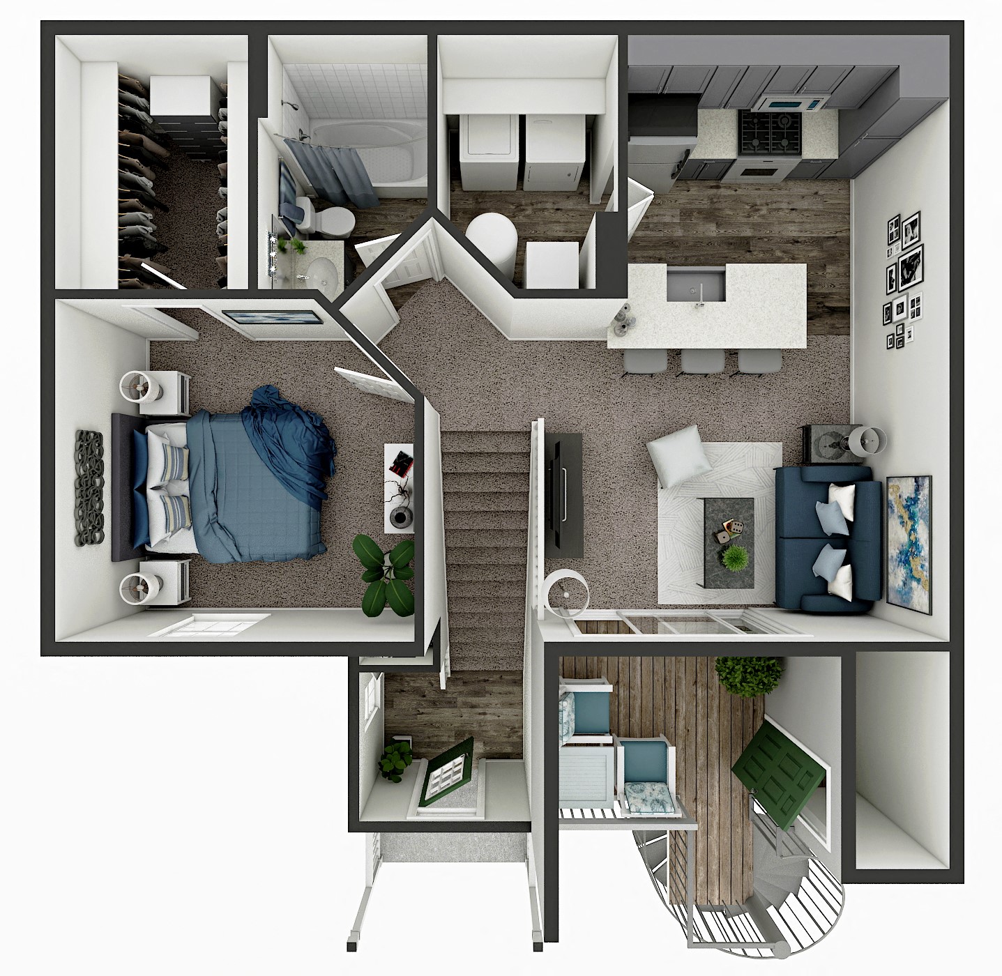 Skyridge Club Apartments- One Bedroom Apartment in Crystal Lake, IL