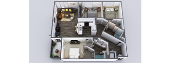 Be DTLA|d1|3x2|1318 - 1385 sf