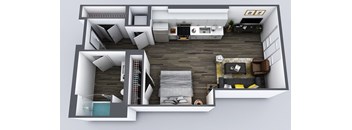 Be DTLA|s3|Studio|598- 670 sf