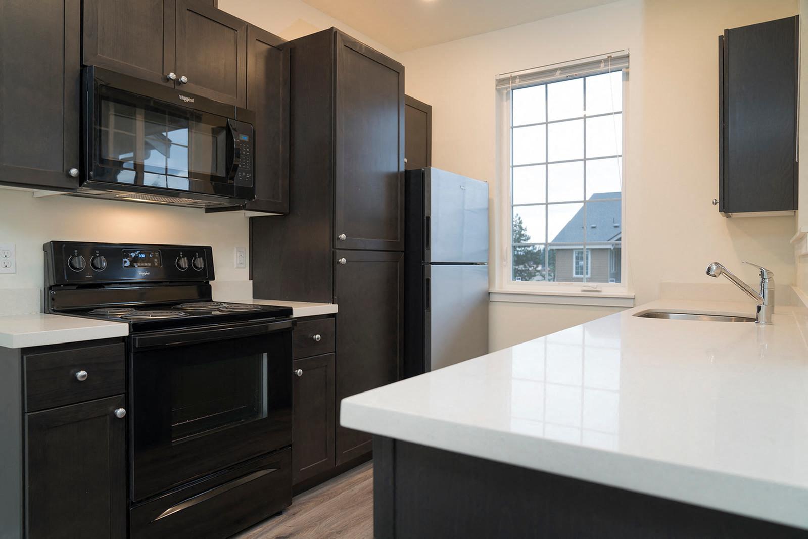 A Beautiful Kitchen in one of our Apartment Homes at 5100 Summit Apartments