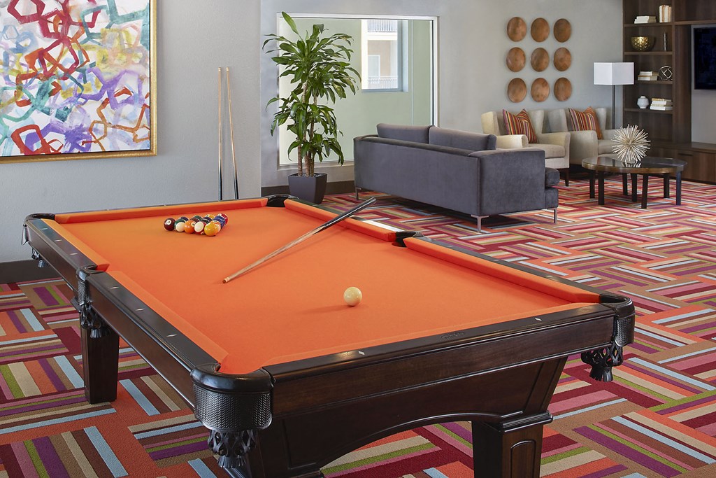 Clubroom pool table
