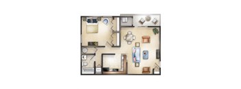 Floor plan at The Cloisters, Washington, DC