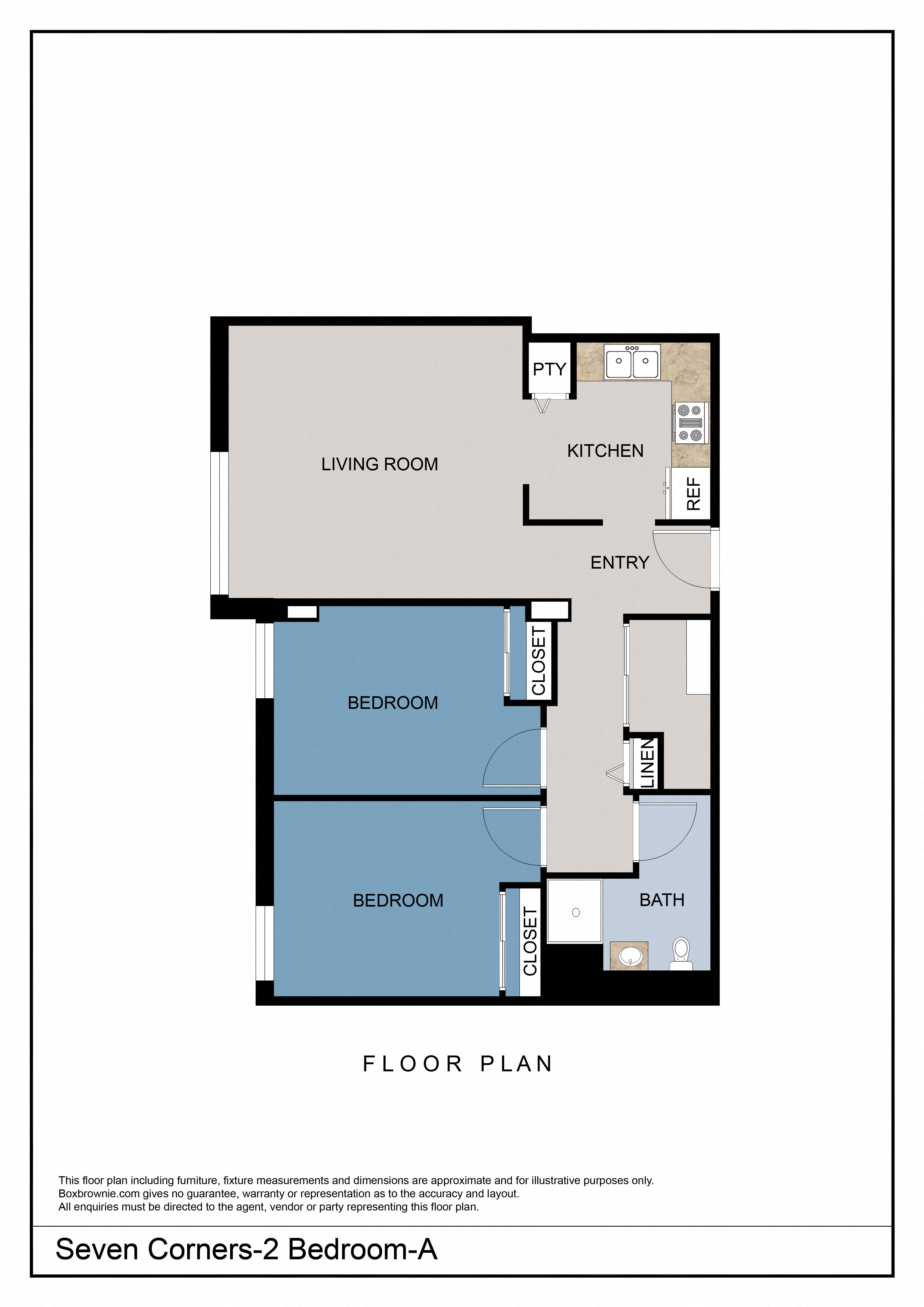 2 Bedrooms