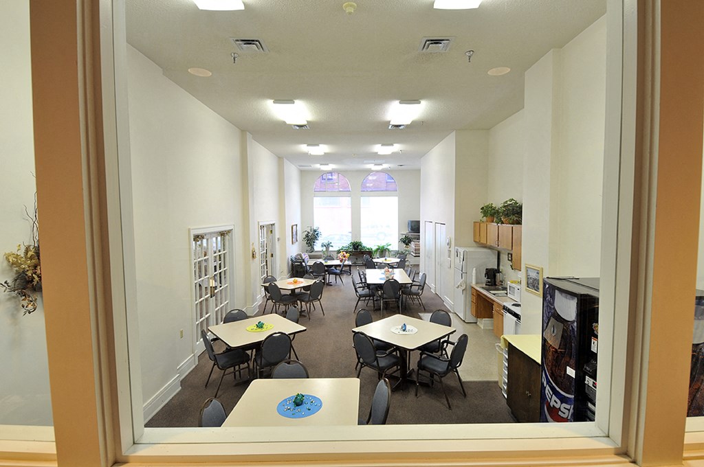 A photo of the Community Room at Androy Apartments in Hibbing, MN.