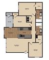 3 Bedroom and 2 Bath Floor Plan 3 Bedroom and 2 Bath Floor Plan at Park Laureate in Jeffersontown, Louisville, KY 40220