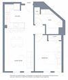 1 bedroom floor plan | Aventine Apartments Hercules CA