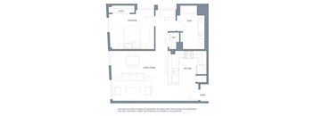 1 bedroom floor plan | Aventine Apartments Hercules CA