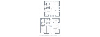 3 bedroom floor plan | Aventine Apartments Hercules CA