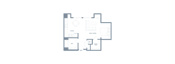 Studio floor plan | Aventine Apartments Hercules CA