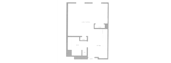 Studio floor plan | Aventine Apartments Hercules CA