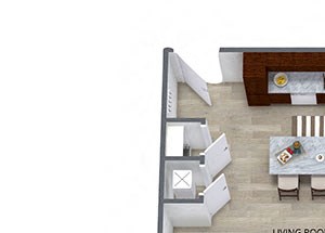 Olympic Club Westwood Green 1 bed 1 bath 767 sqft