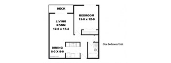 1 Bedroom, 1 Bathroom