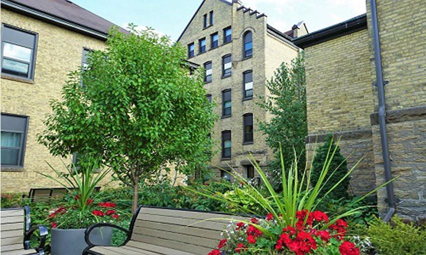 Courtyard Garden Courtyard Garden at Stonehouse Square, Minneapolis, Minnesota