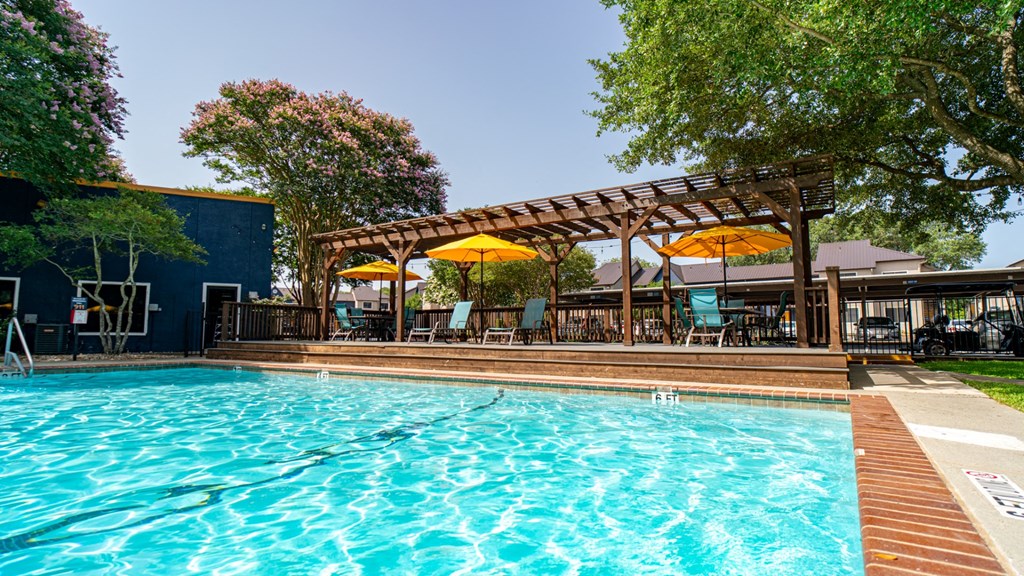 austin apartments with a large pool