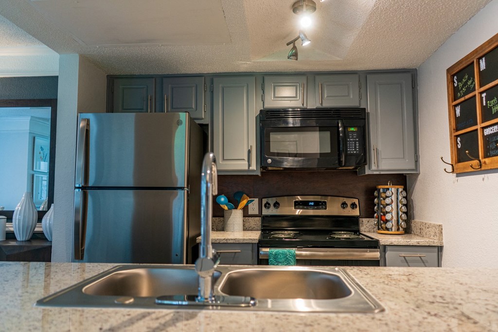 austin apartments with a modern kitchen