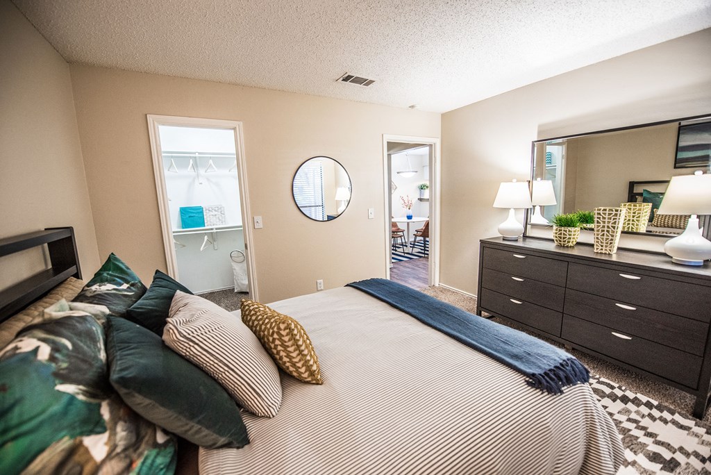 spacious bedrooms at the reserve apartments