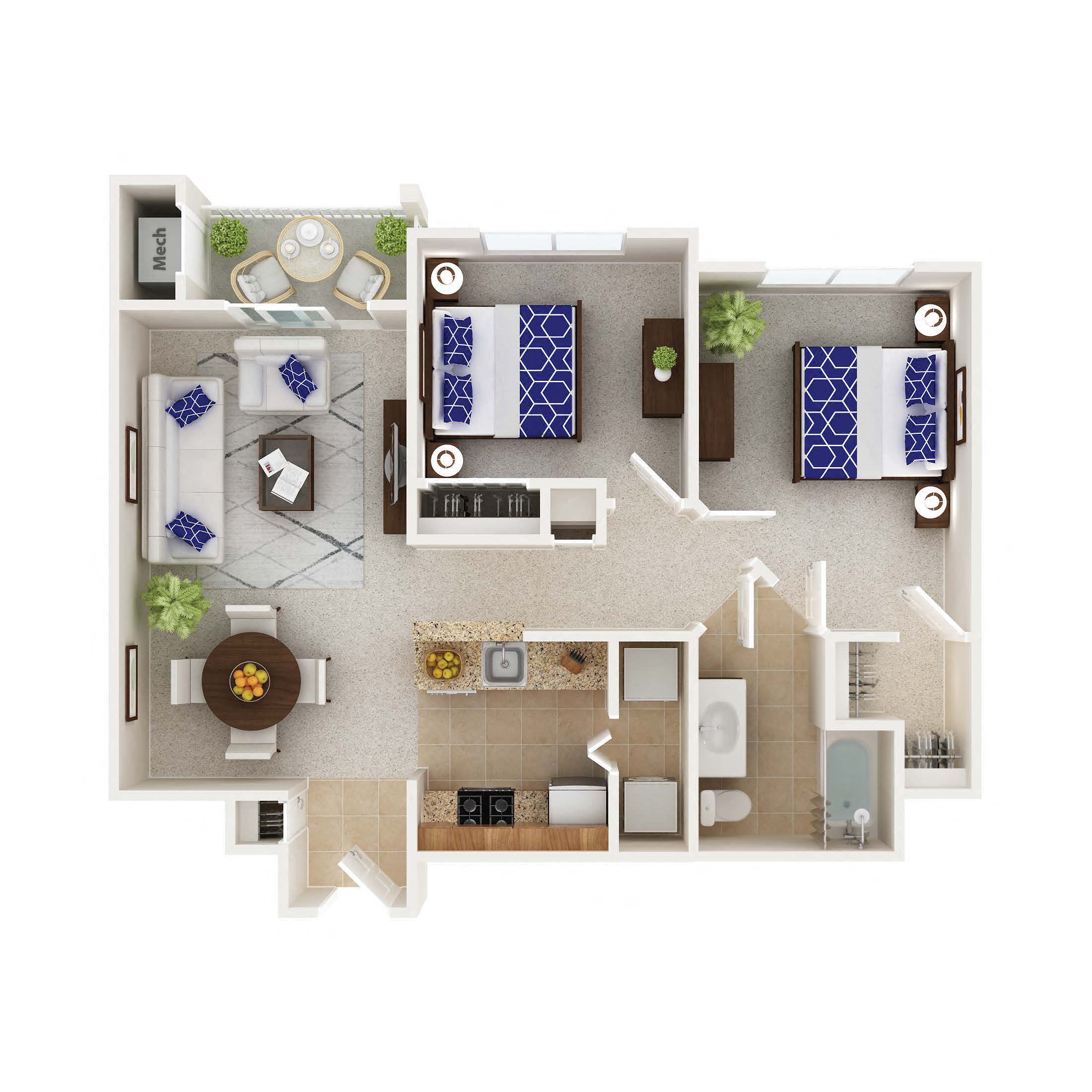 Floor Plans of The in North Bethesda, MD