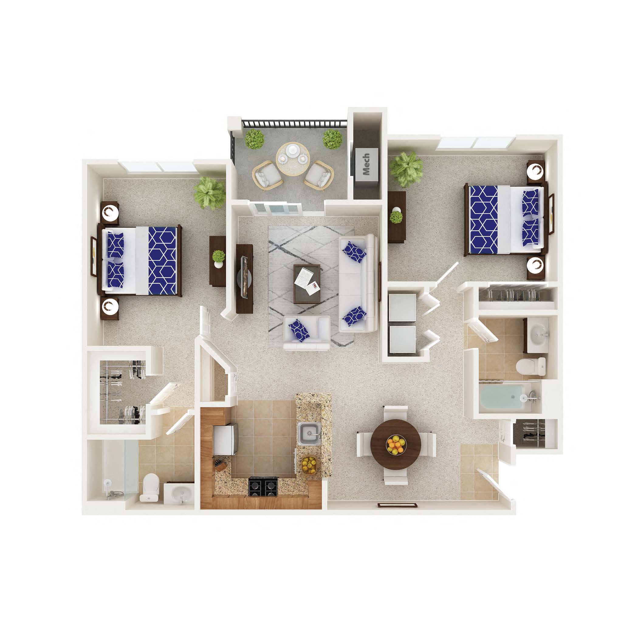 Floor Plans of The in North Bethesda, MD