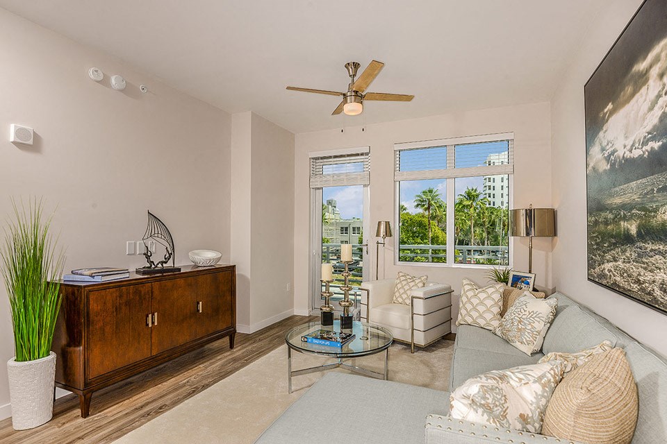 Sarasota views from Living Room