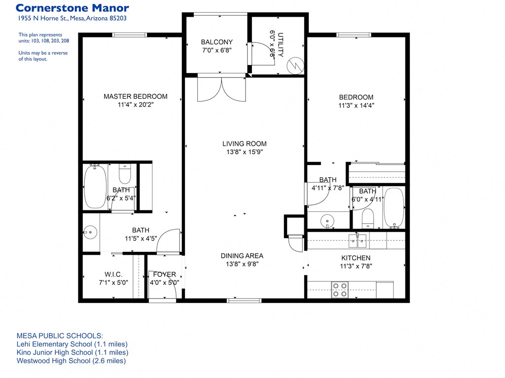 a floor plan of a home with a bedroom and a living room